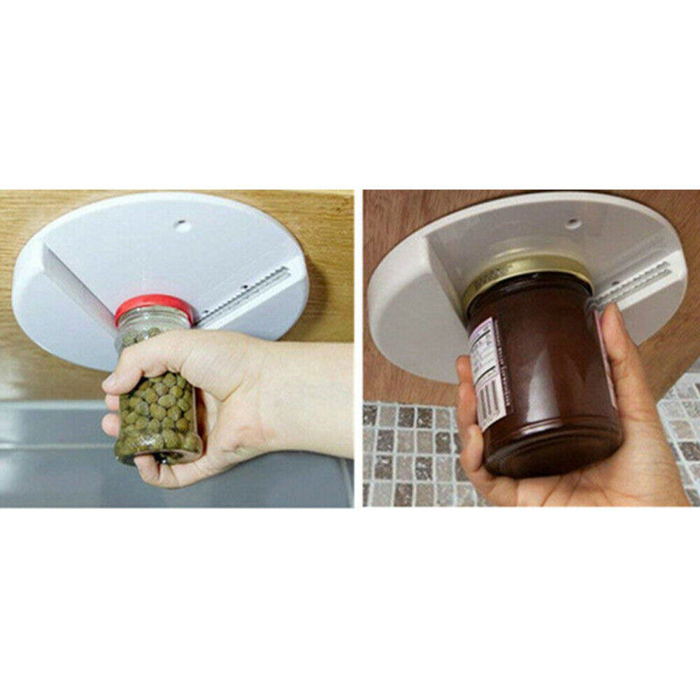 US 2-4 Pack Jar Round Opener Weak Single Hand Under Cabinet Lid Opener Senior