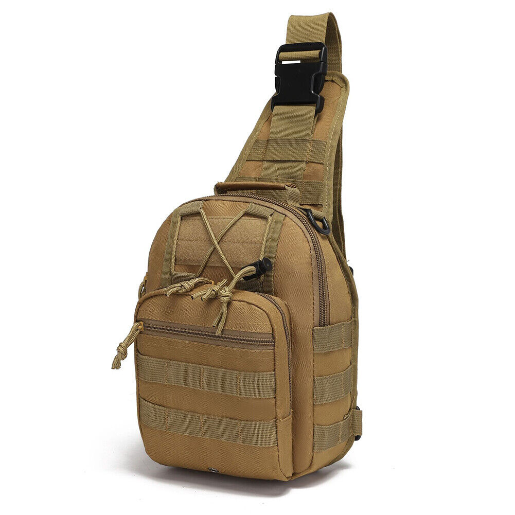 US Tactical Sling Bag for Men Small Military Rover Shoulder Backpack Chest Pack