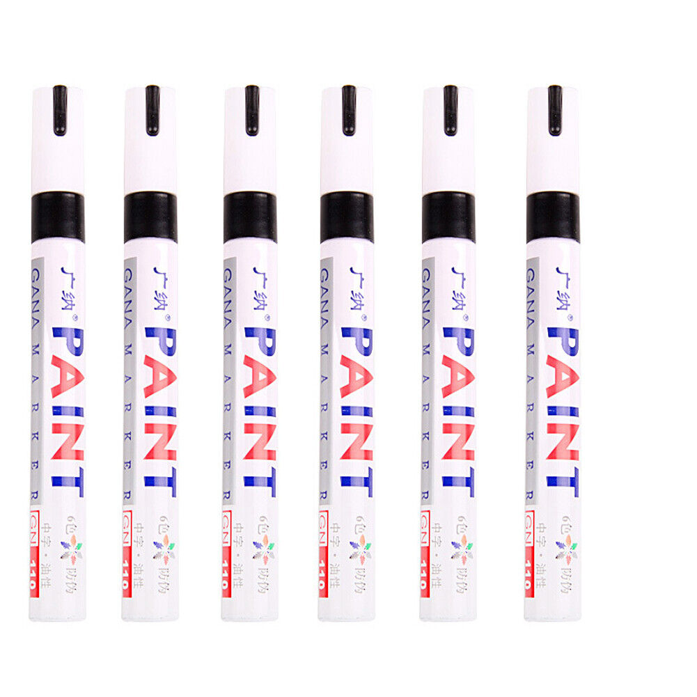US 3-6 Pc Multiuse Tire Tread Rubber Metal Waterproof Permanent Paint Marker Pen