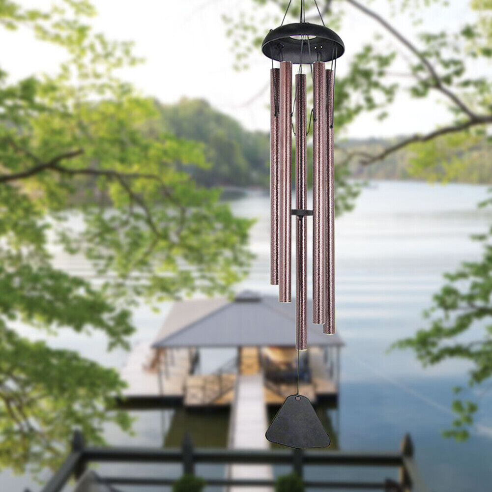 US 36 inch Wind Chimes Outdoor Deep Tone Windchime Adjustable Tuned Garden Decor