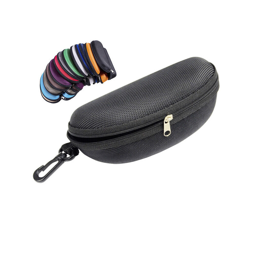 US 4-8 Pack Portable Waterproof Sunglasses Eyeglasses Case Zipper Hard Shell Box
