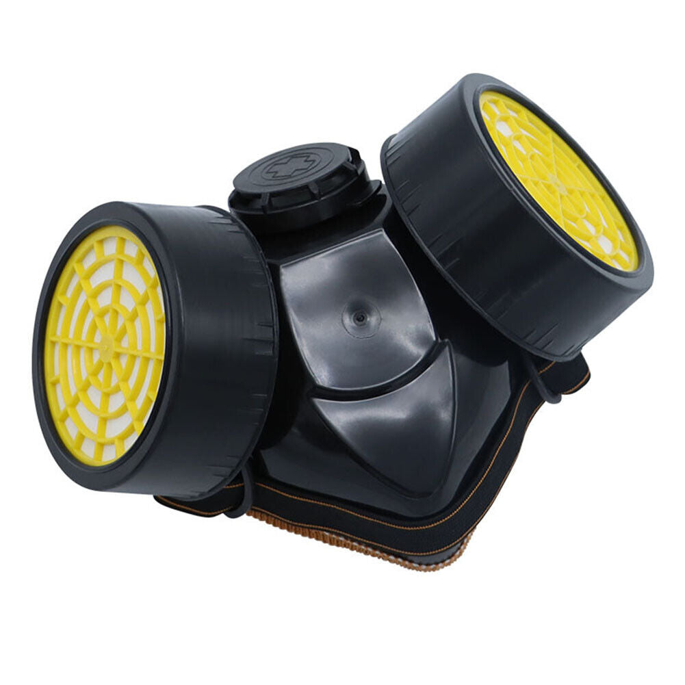 US 1-2Pc Emergency Survival Safety Respiratory GasMask Goggles Protection Filter