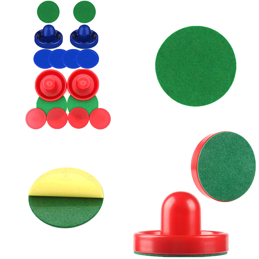 US 4-8 Pack Air Hockey Pushers Paddles and Air Hockey Pucks Strikers for Tables
