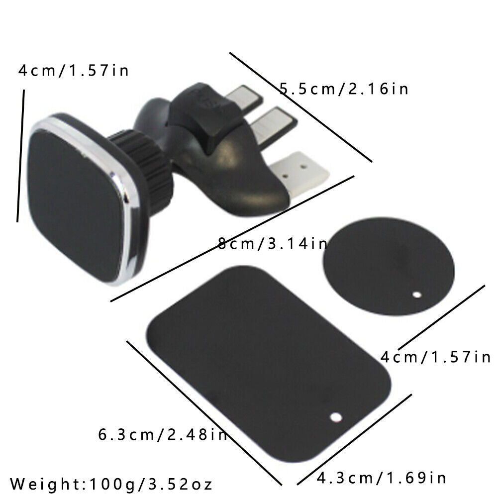 US 2-4 Pack Magnetic Phone Holder Car Air Vent Mount Easily Install Stand Cradle