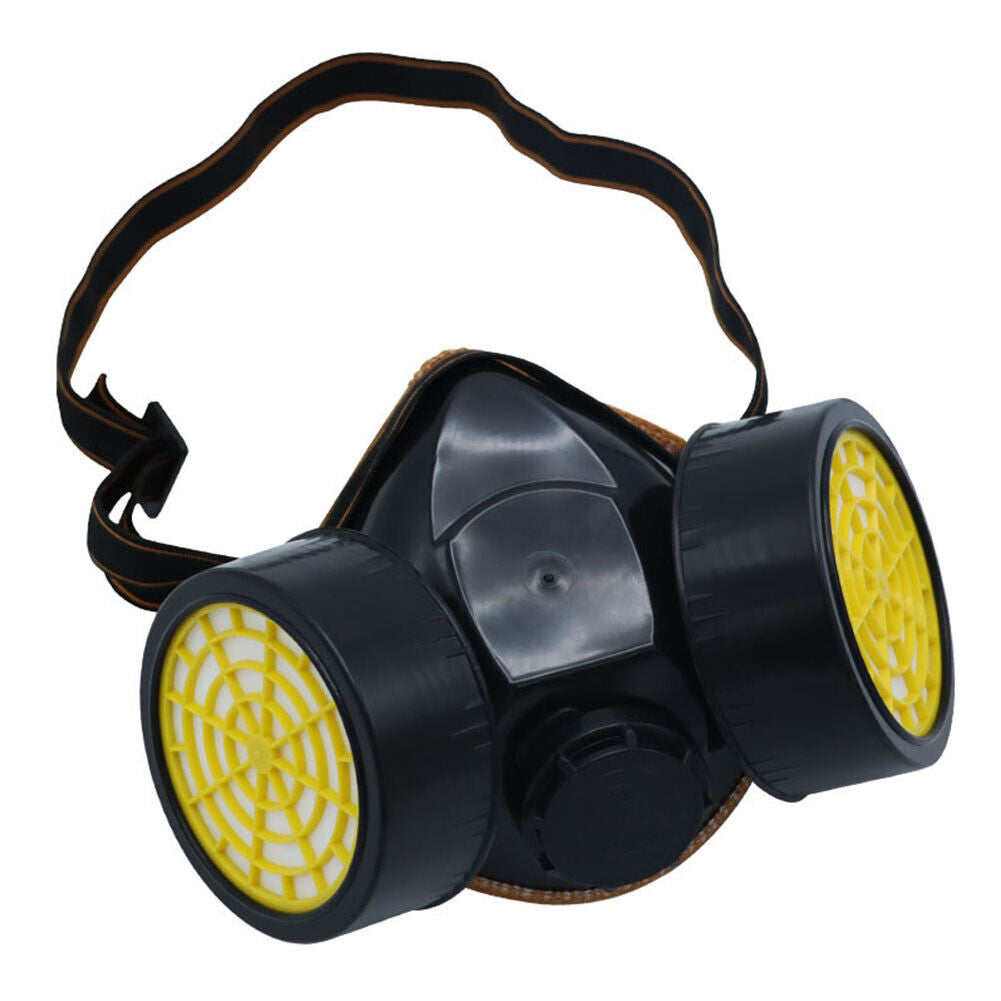 US 1-2Pc Emergency Survival Safety Respiratory GasMask Goggles Protection Filter
