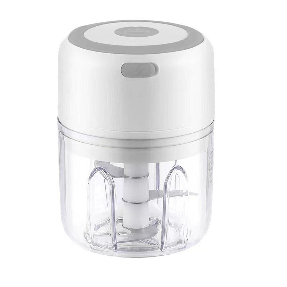 US 1-2 Pc 8.45oz/250ml Electri Mini Garlic Chopper Food Garlic Mincer Vegetable