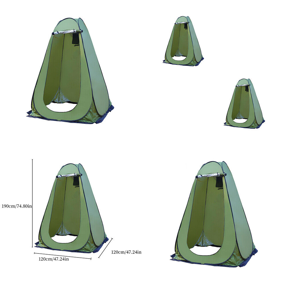 US Pop-Up Privacy Tent Portable Outdoor Camping Shower Toilet Chang Room Hiking