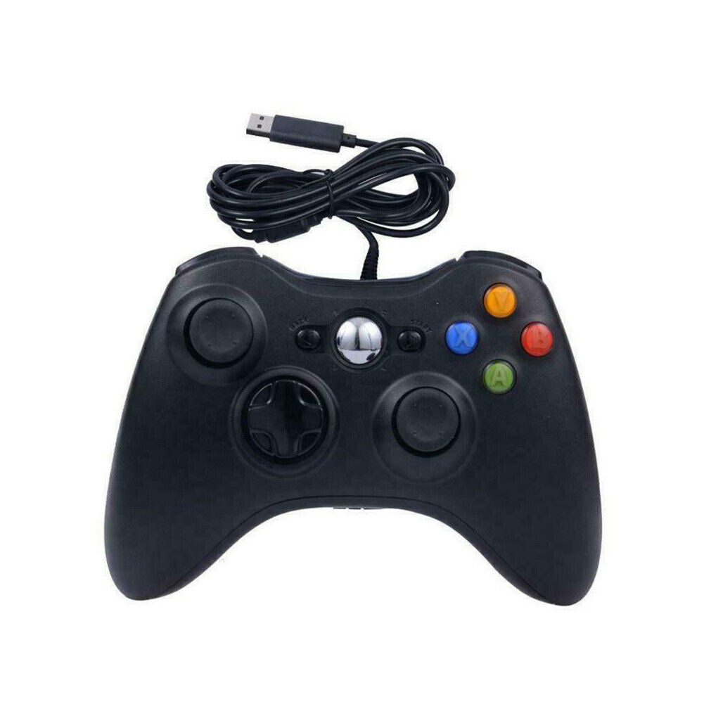 US 1-2 Pack Wired Controller USB For Compatible With Xbox 360/ Windows 7 8 10 11