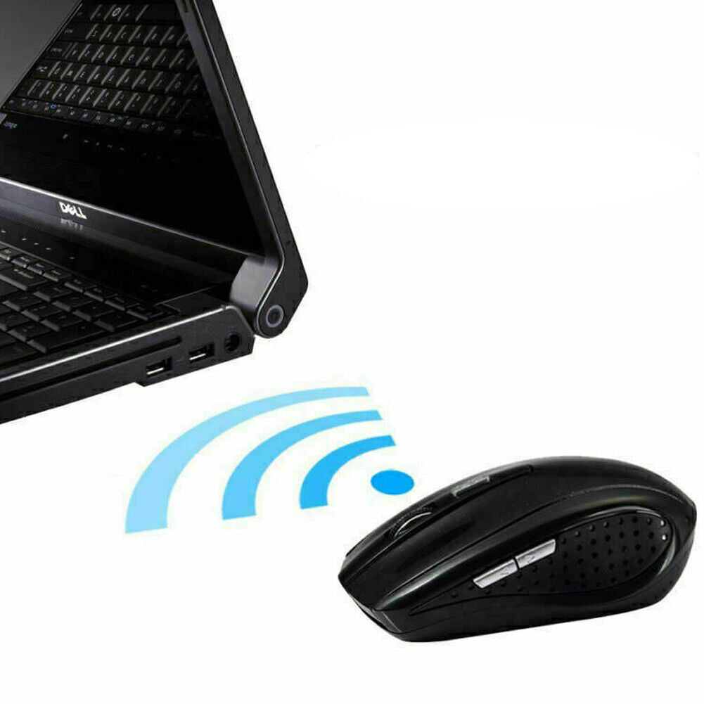US 2-4 Pack 2.4GHz Wireless Optical Mouse with USB Nano Receiver for Laptop PC