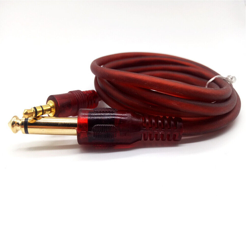 US 5FT 3.5mm jack to 1/4" 6.3mm 6.35mm 6.5mm TRS Male to Male Stereo Audio Cable