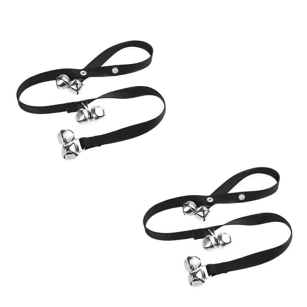US 2-4 Pack Pet Dog Puppy Potty Training Door Bells Rope Housebreaking Anti Lost