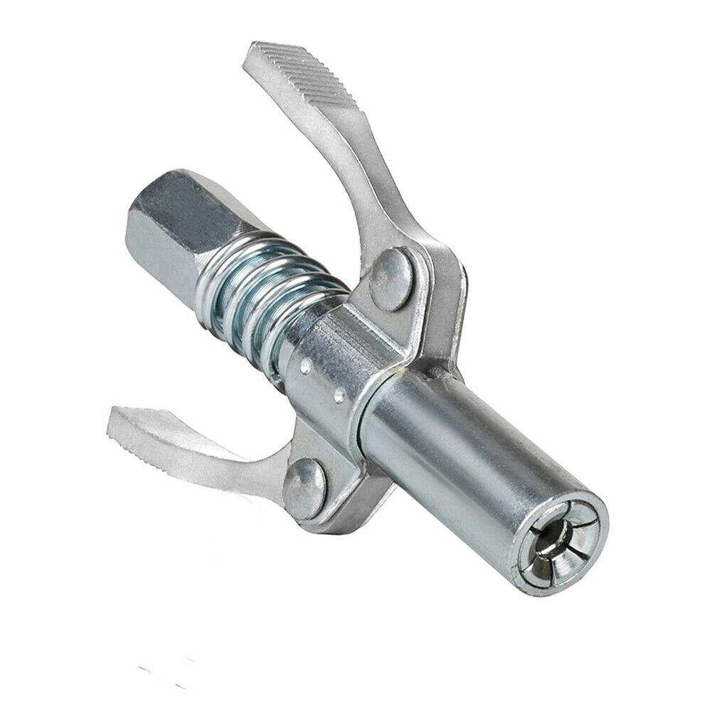 US 2-4 Pcs Grease Gun Coupler Double Handle High Pressure Quick Release Lock Oil