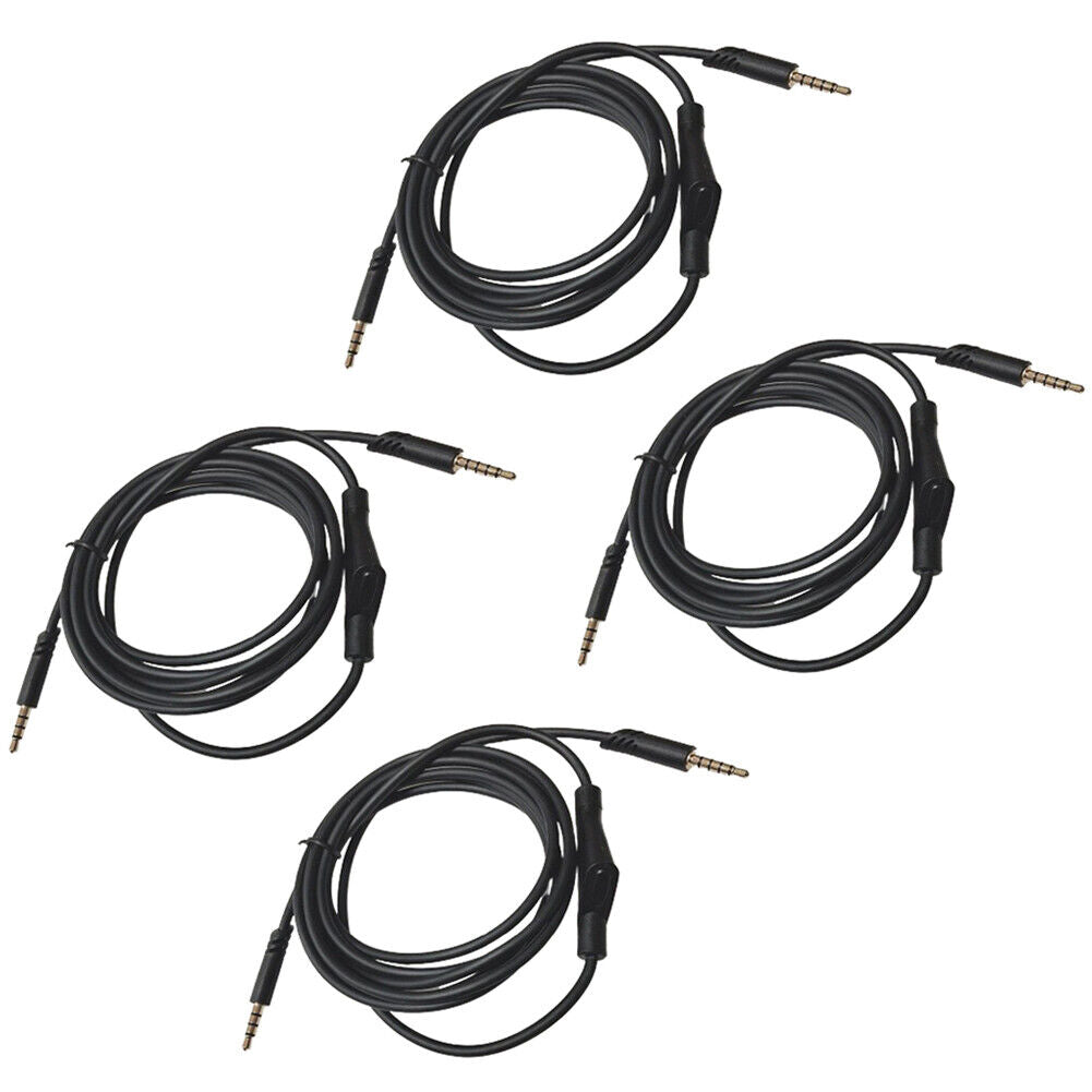 US 2-4 Pack For Astro A10 A40 Gaming Headset Replacement Audio Cable 2M 3.5mm