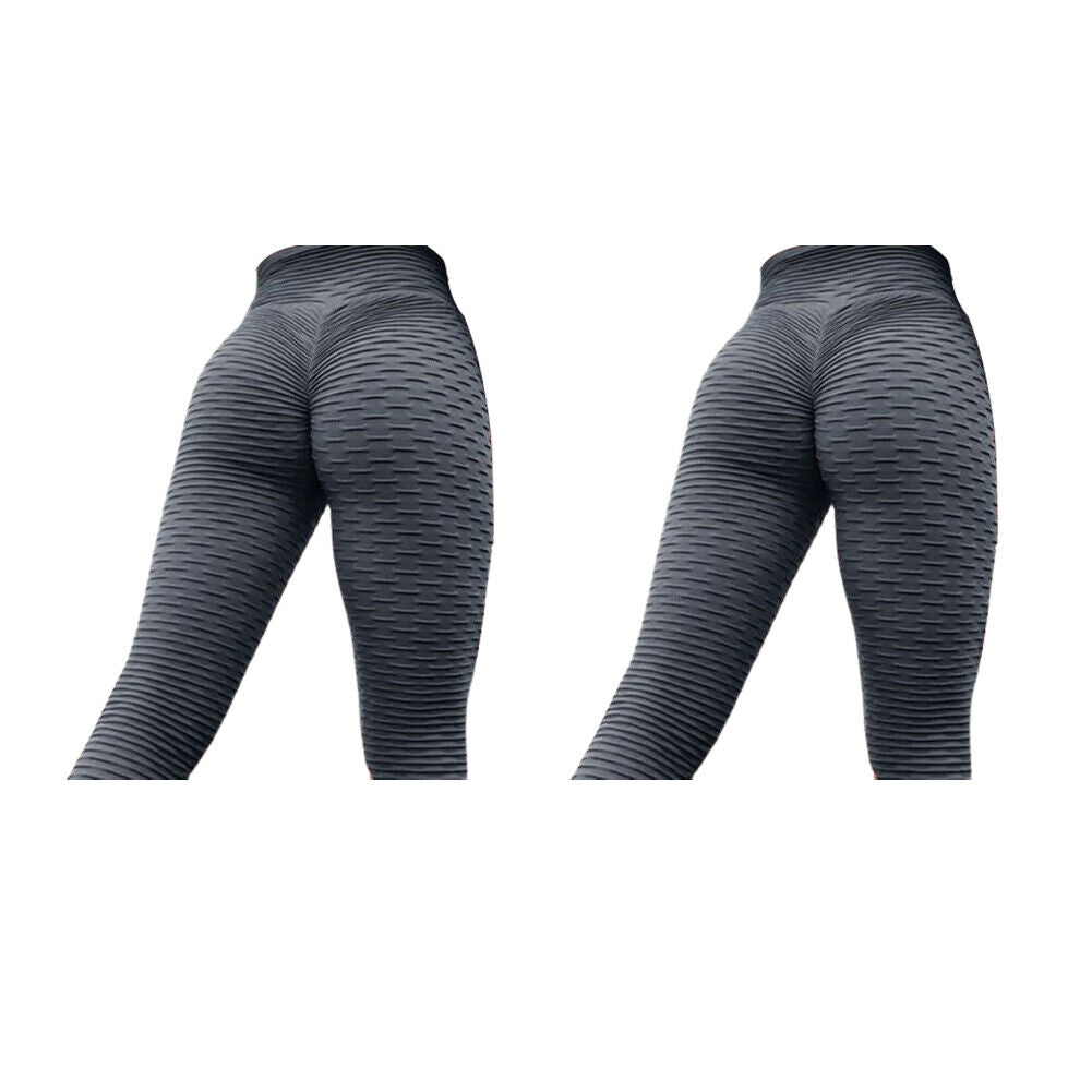 US Women Butt Lift Leggings Anti-Cellulite High Waist Push Up Yoga Pants TikTok