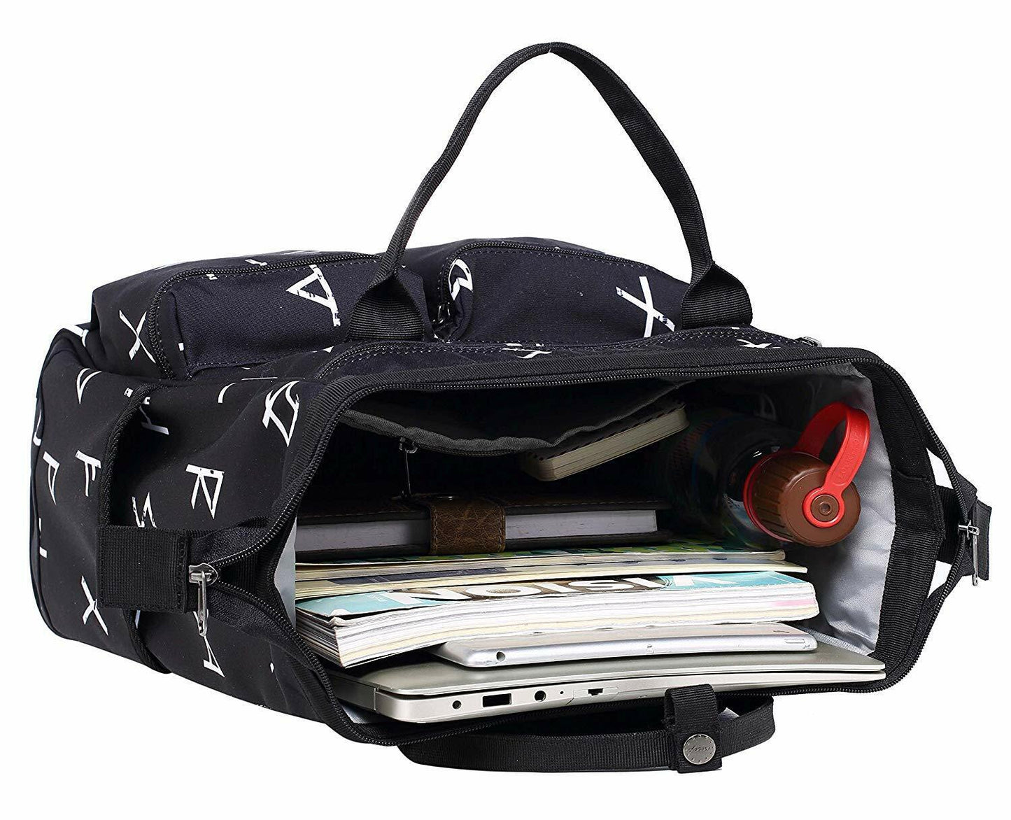 DISA Chic Doctor Bag Style College Backpack Travel Daypack | 17.3x10.6x6.7in