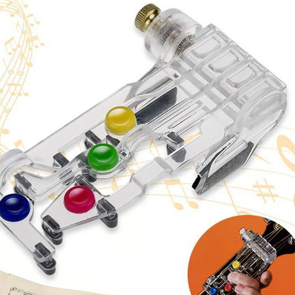 US 1-2 Pc Guitar Chord Aid Tool Acoustic Guitar Chord Learning Teaching ABS Tool
