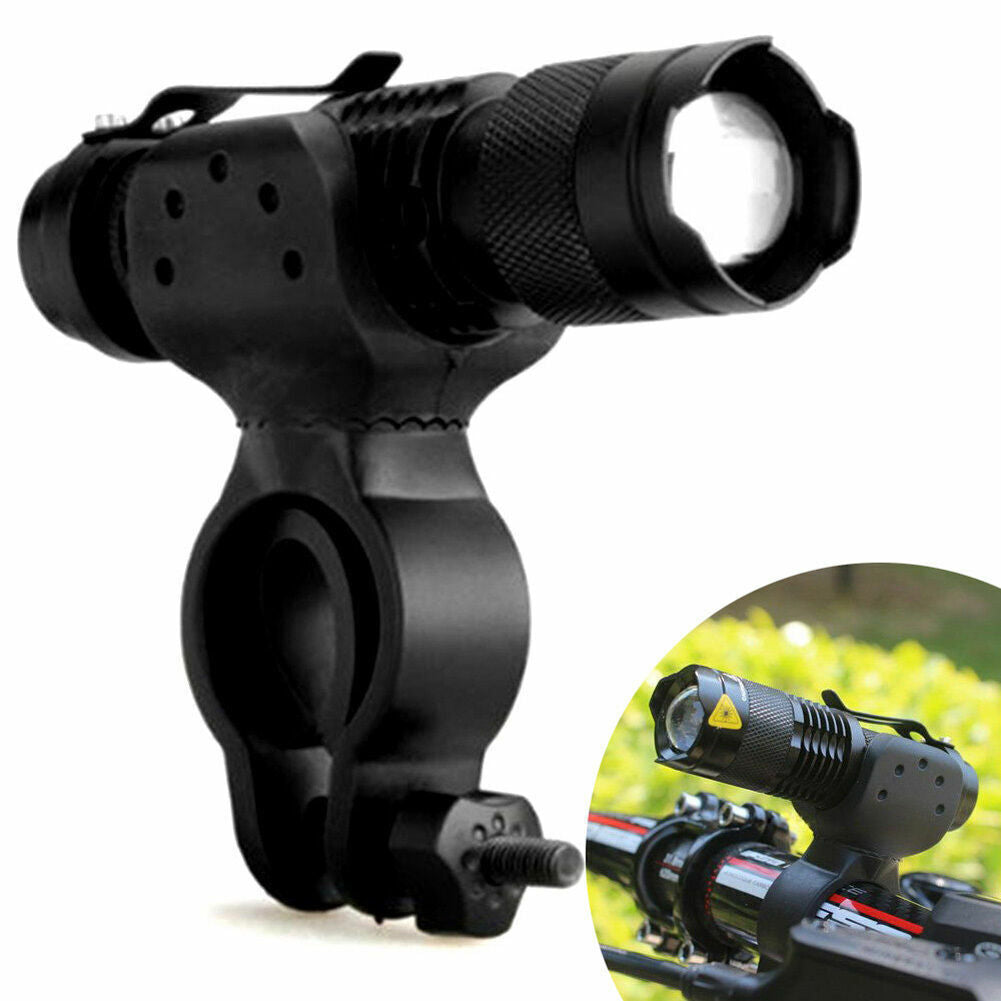 US 2-4 Pack Bicycle Head Light 10000lm LED Cycling Bike Flashlight w/ Mount Clip