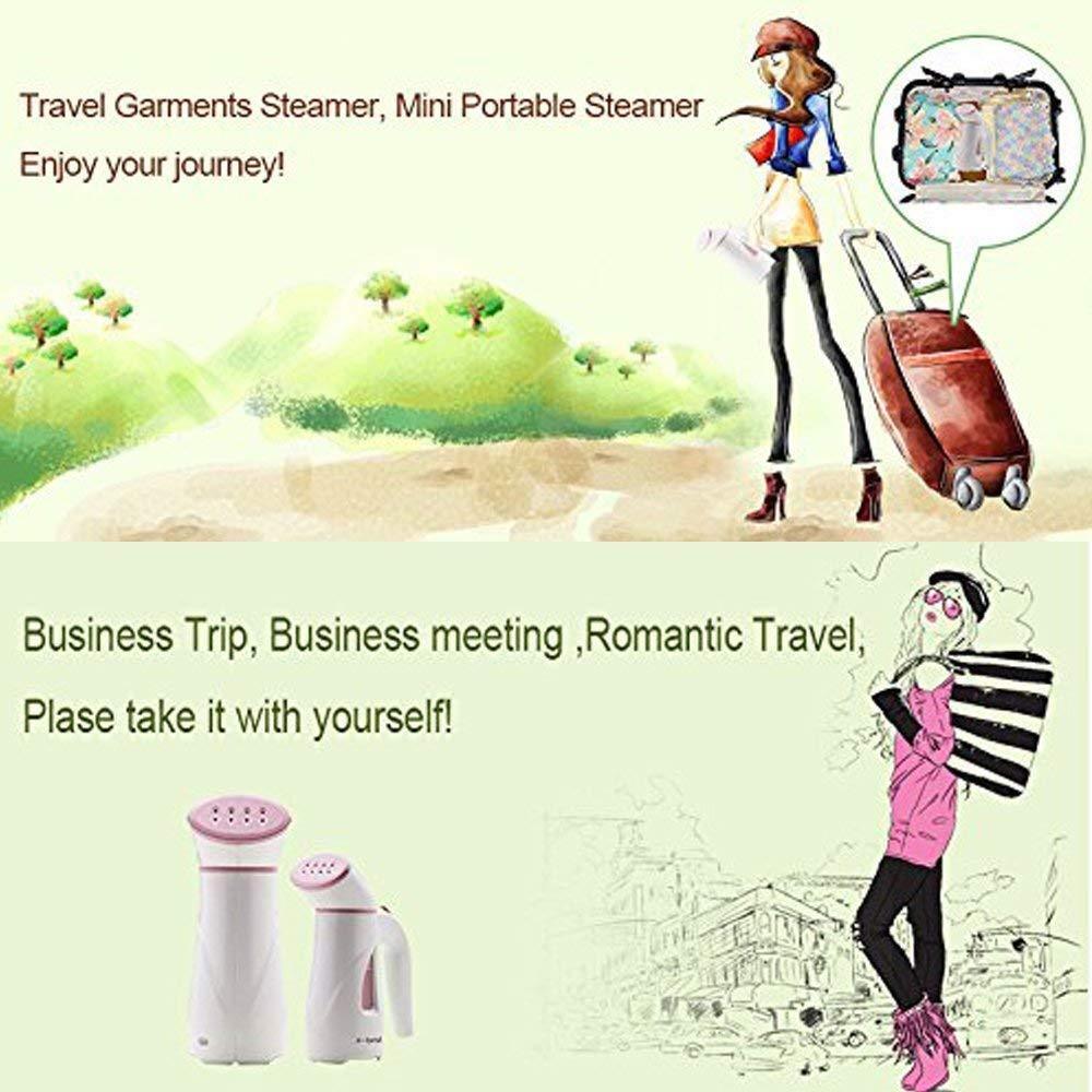 Mini Travel Portable Garment Steamer,handheld Fabric Travel Pouch