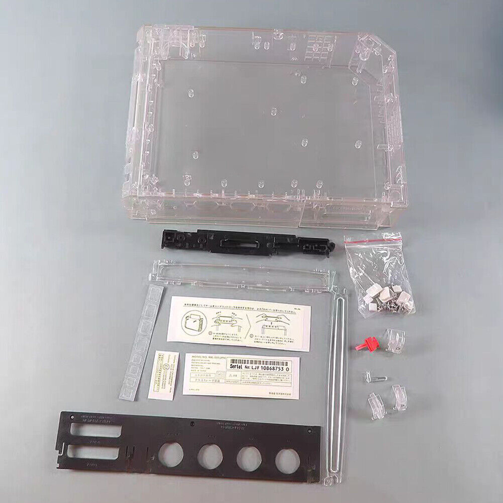 US Nintendo Wii Replacement Shell Protective Hard Carrying Clear Cover Case