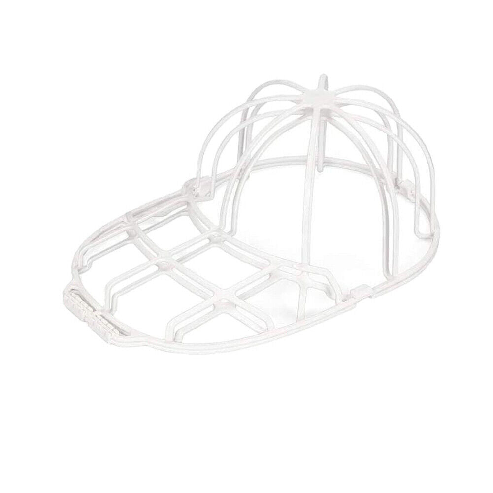 US 4-8 Pc Sturdy Plastic Frame Cage Baseball Cap Washer Cleaner Protector Holder