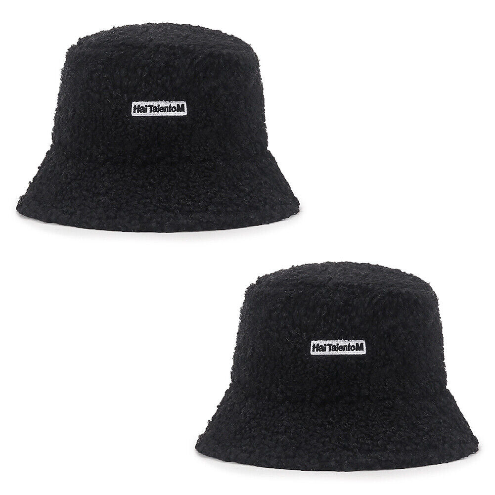 US Women Fashion Winter Bucket Hat Vintage Cloche Hats Wool Warmer Fisherman Cap