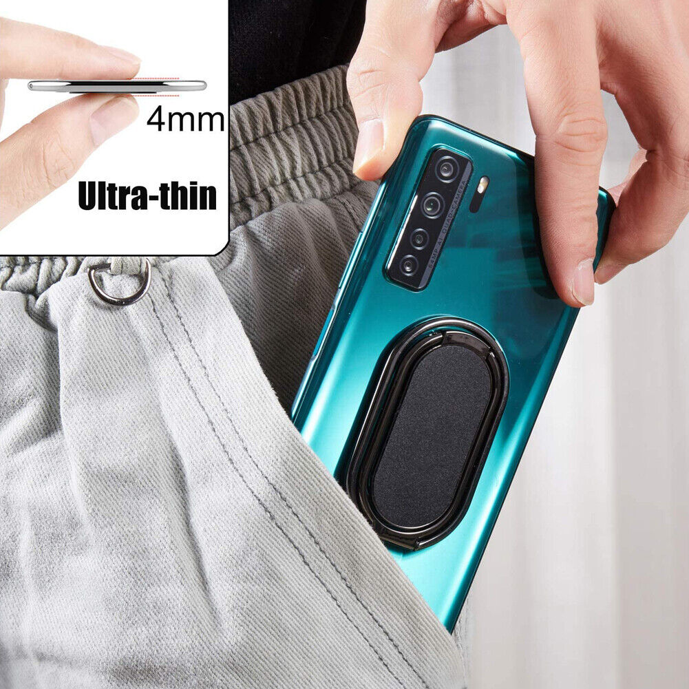 US 2-4 Phone Ring Holder Finger Kickstand 360° Rotation Foldable Cellphone Stand