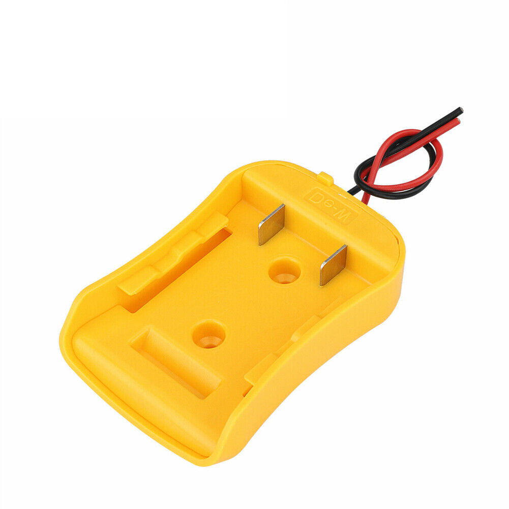 US 2-4 Pcs Power Adapter Connector for Dewalt 18/20V Max Battery Holder Dock DIY