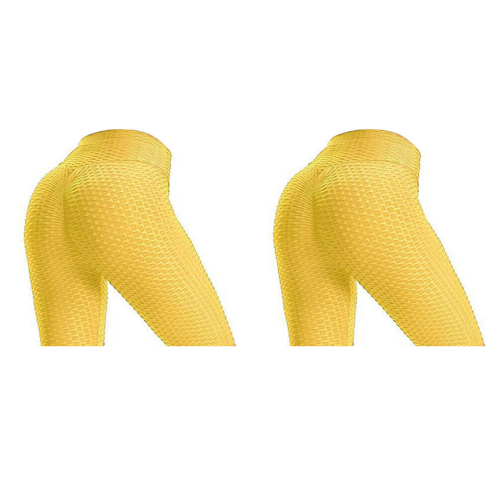 US Women Butt Lift Leggings Anti-Cellulite High Waist Push Up Yoga Pants TikTok