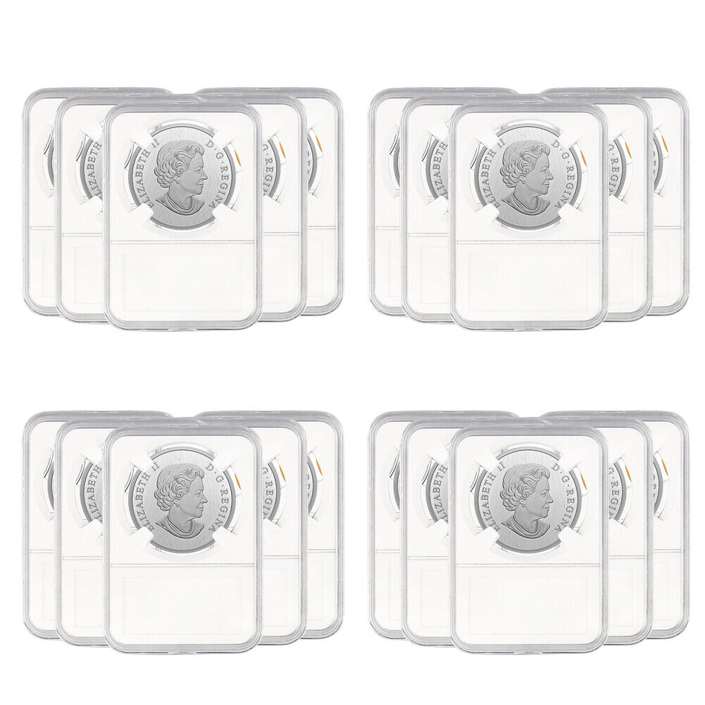 US 20-40 Pcs Coin Slab Display Holder Storage 40mm for AMERICAN SILVER EAGLE 1oz