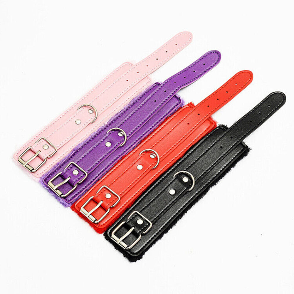 US 1-2 Pairs Couples Toy Bdsm Restraint Handcuffs Adjustable Bondage Wrist cuff