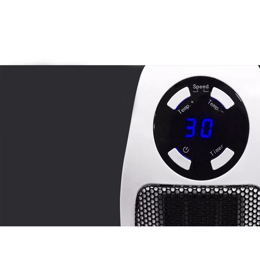 US 1-2 Pack Handy Portable Heater Turbo Wall Outlet Heater Mini for Bedroom