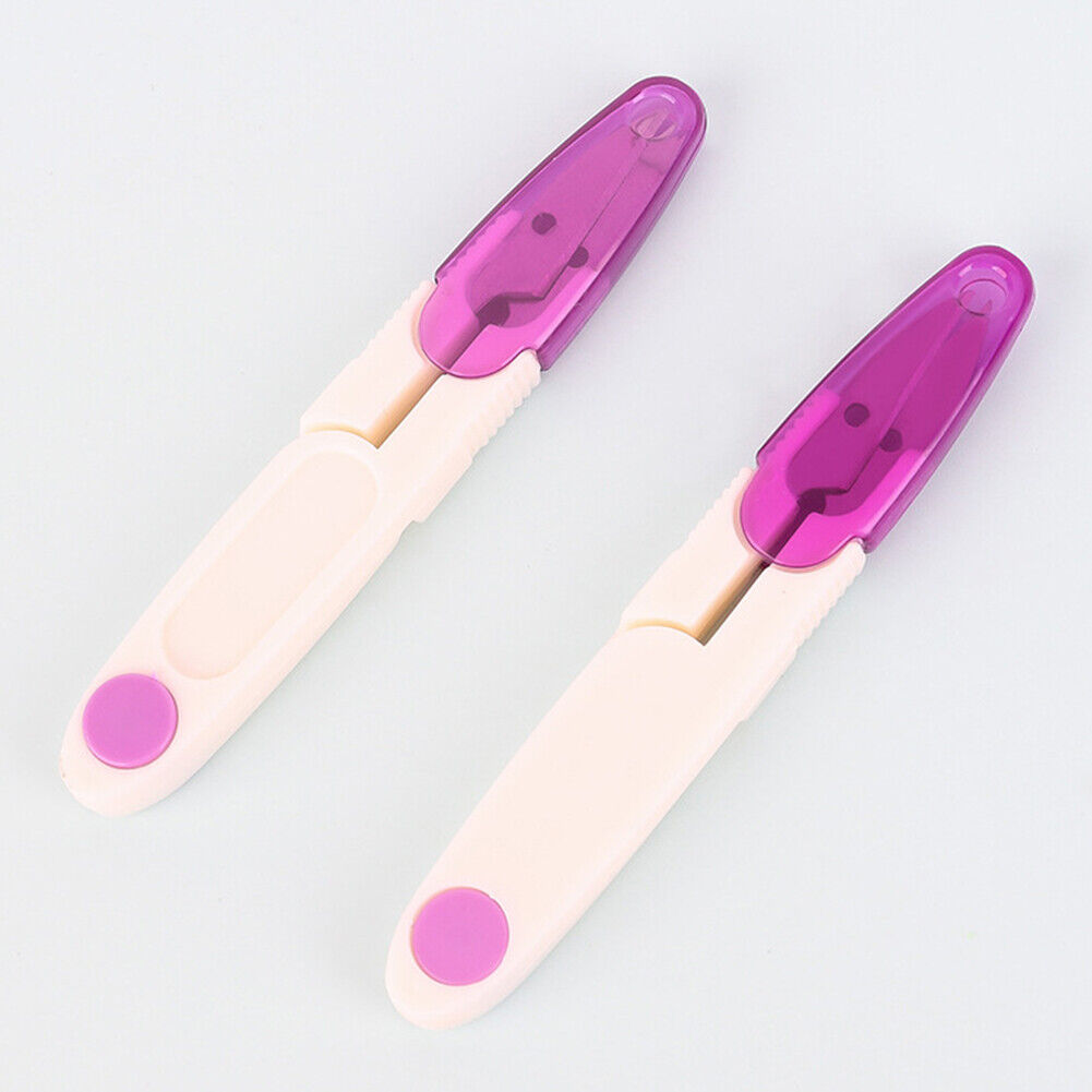 US 4-8 Pack Embroidery Sewing Snips Thread Cutter Cover Scissors Thrum Yarn