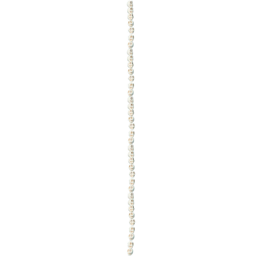 US Howlite Skull Beads Dyed Skull Shaped Beads - Available in 8mm 10mm 18mm