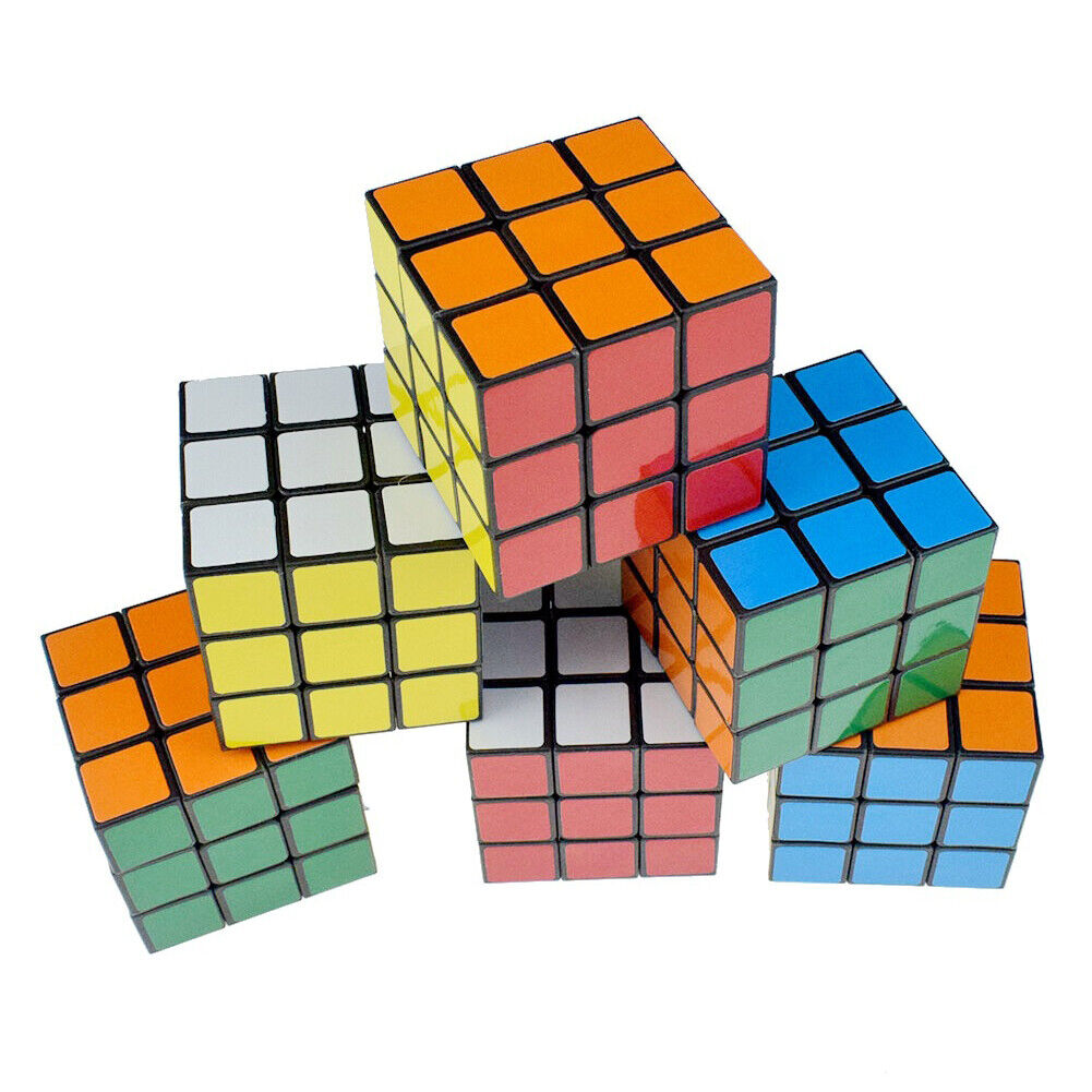 US 2-4Pc Kids Fun Cube Toy Mind Game Toy Classic Magic Puzzle Gift