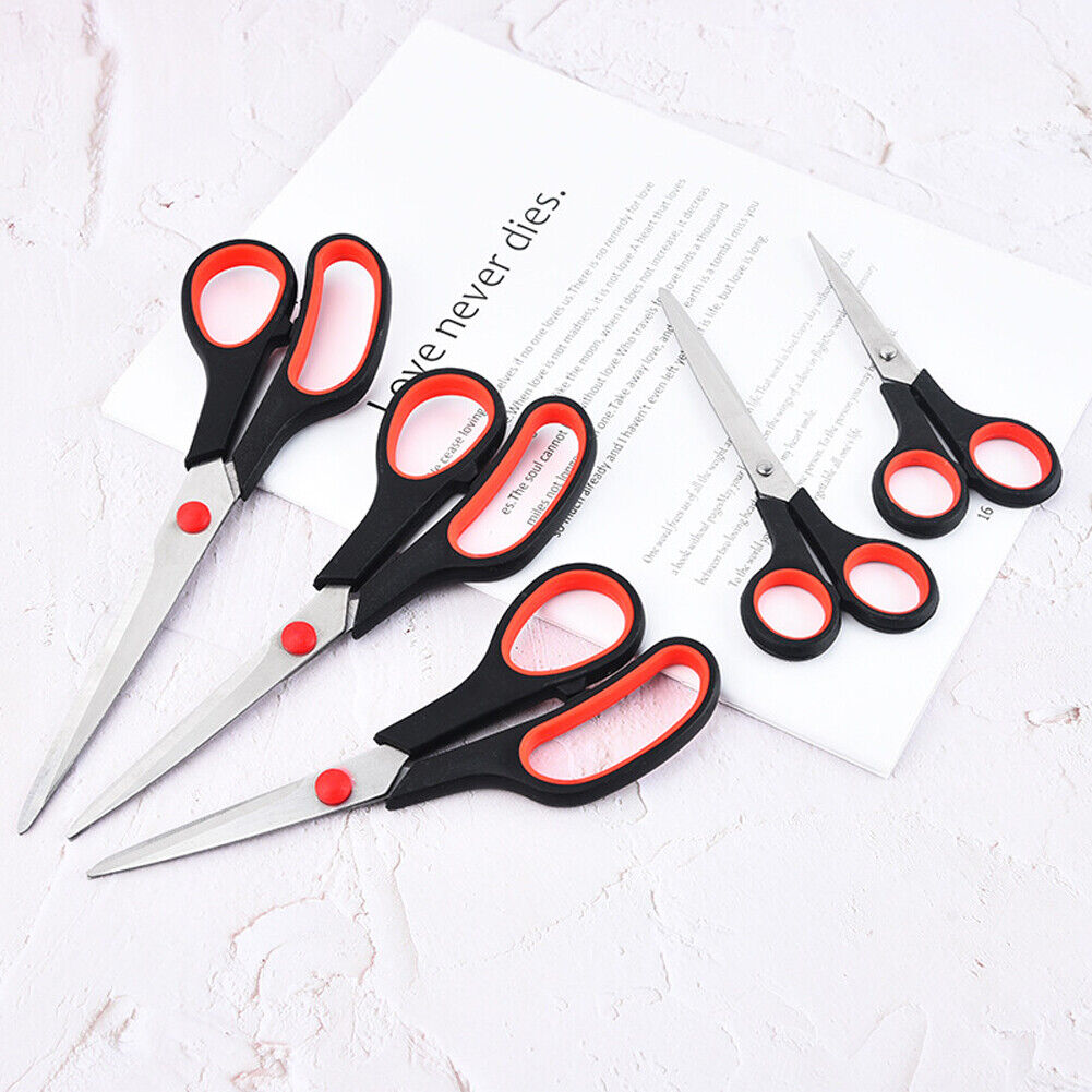 US 5-10 Pcs Scissor Set Fabric Tailor Sewing Shear Dress Crafts Leather Utility