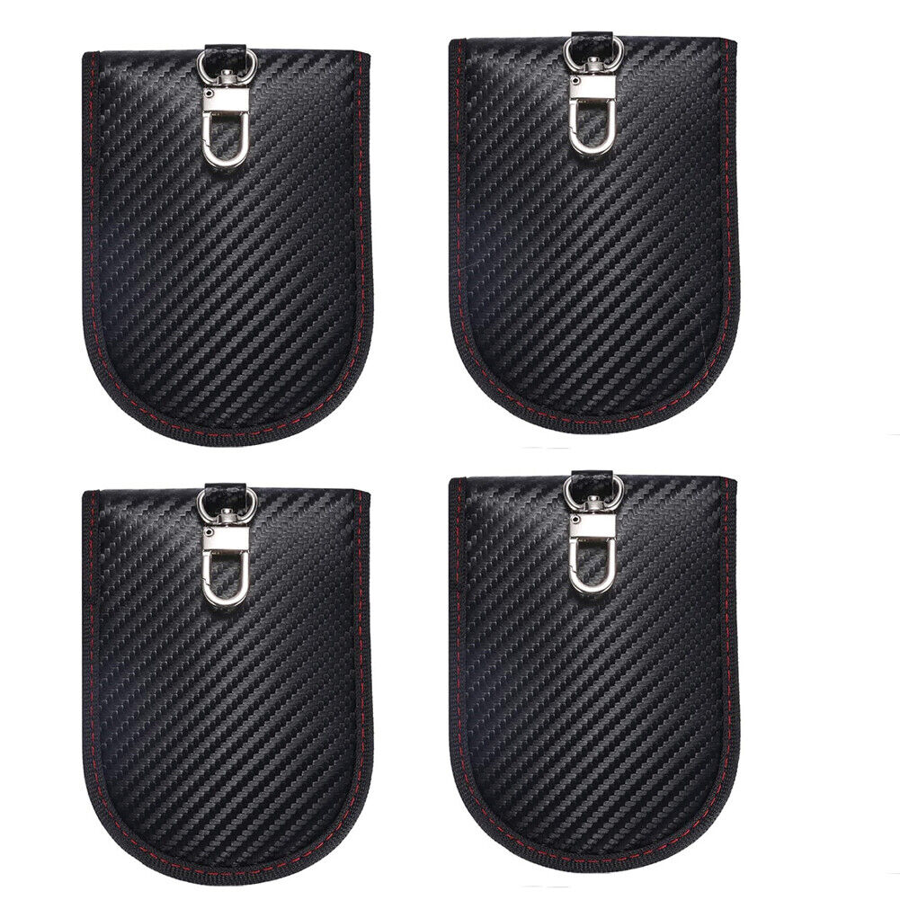 US 2-4 Pack Faraday Bag for Key Fob , Cage Protector - Car RFID Signal Blocking