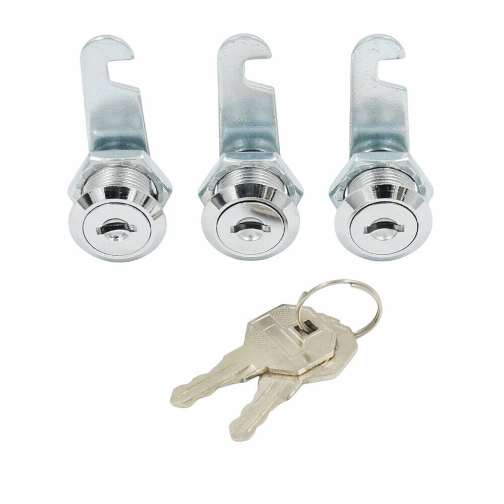 US 12 Pack Tubular Cam Lock 1-1/8" Cabinet Toolbox Safe Drawer Replacement