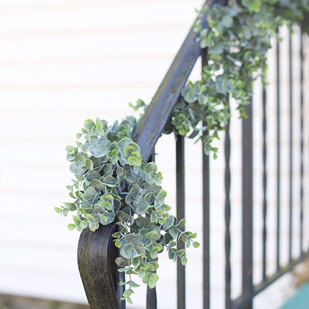 US 2-4 Pack 30 Feet Artificial Ivy Leaf Plants Faux Greenery Garland Plants Vine