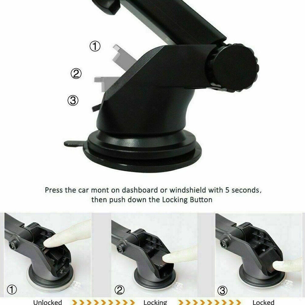 US 2-4 Pcs 360° Universal Car Windshield Vent Phone Mount Stand Holder Cellphone