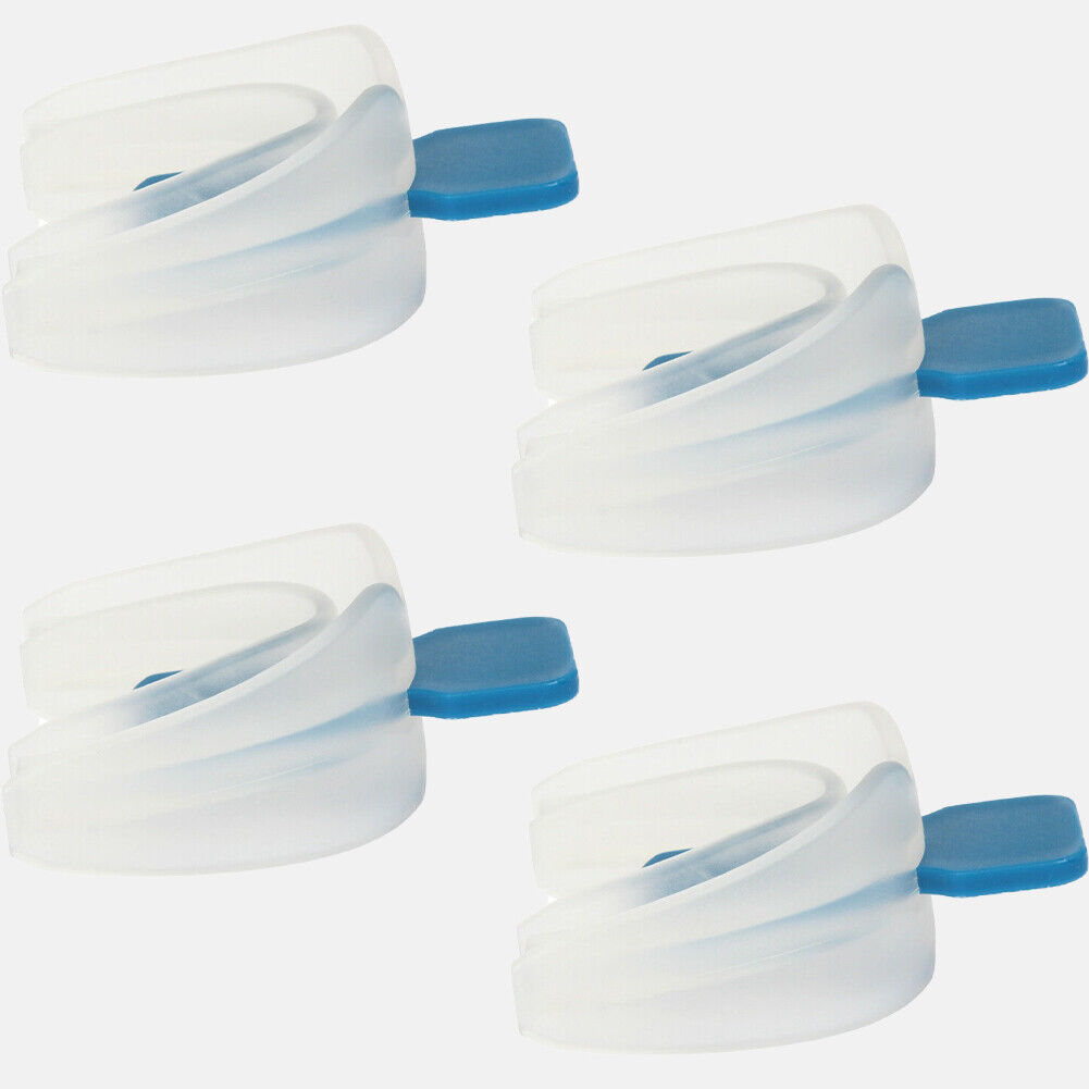 US 2-4 Pc Anti-Snoring Mouthpiece Mouth Guard Grind Stop Sleep Apnea Bruxism Aid