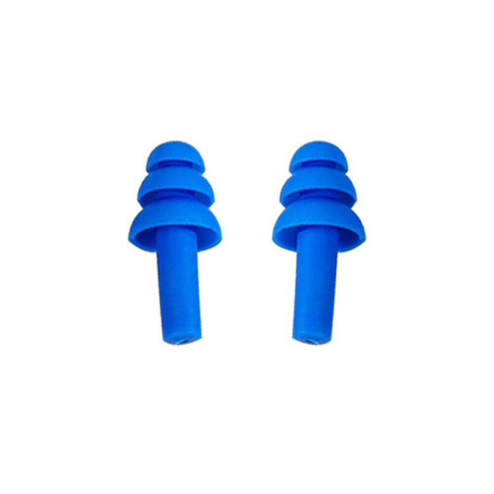 US50-100 Pairs Soft Silicone Ear Plug Individually Wrapped Reusable Sleep Noise