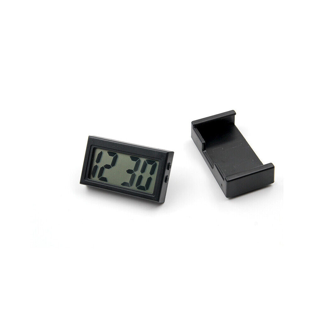 US 2-4 Pack Car Dashboard Digital Clock Mini Automotive Stick Watch Day Display