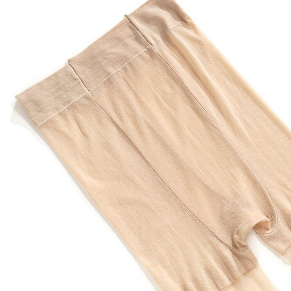 US 3~6 Pairs Sheer Tights Silky Stockings Ultra Thin Glossy High Waist Pantyhose