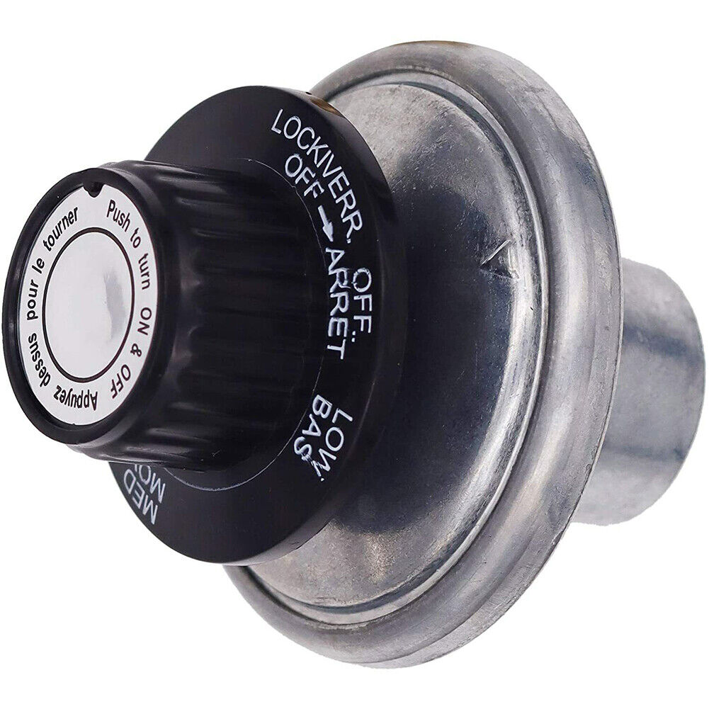 US 1-2Pc 1LB Adjustable Regulator Control Valve Knob Propane Gas BBQ Grill Flame