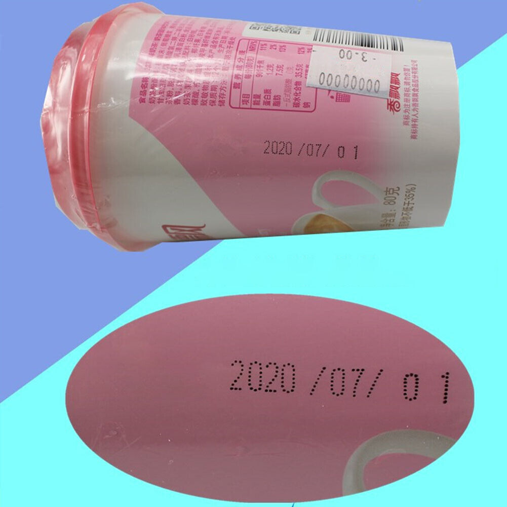 US 1-2 Pack Self Inking Rubber Date Office Stamp Handheld Date Stamp Plastic Bag
