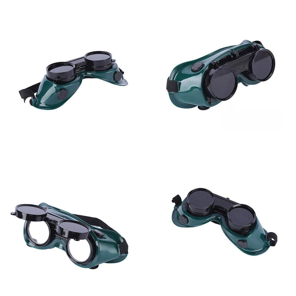 US 1-2 Pack Flip Up Front Welding Safety Goggle Flip Up Glasses Welder Goggles