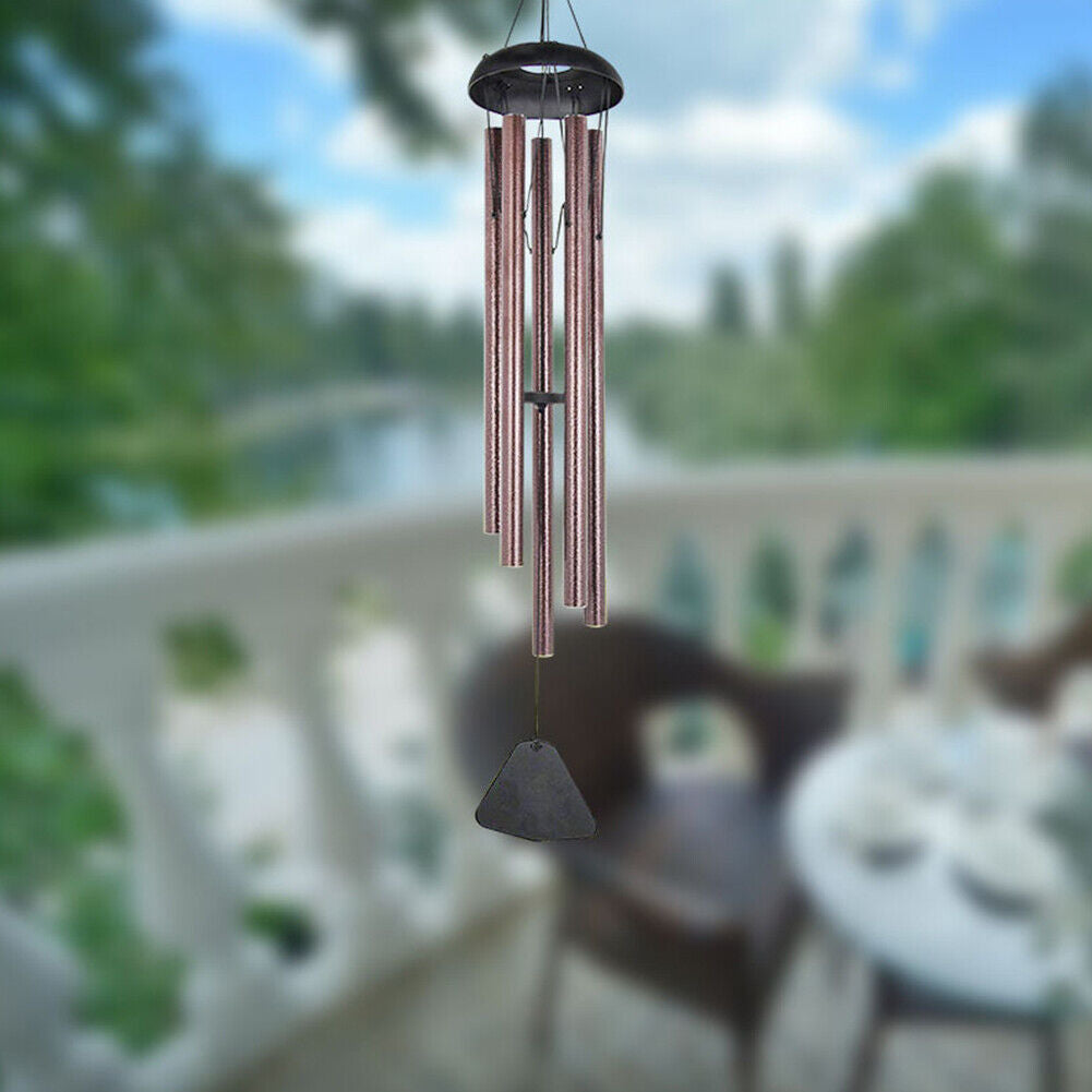 US 36 inch Wind Chimes Outdoor Deep Tone Windchime Adjustable Tuned Garden Decor
