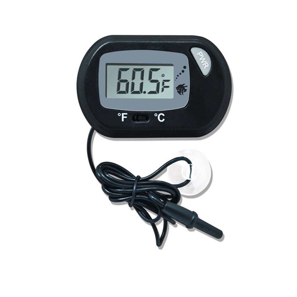 US 3-6 Pc LCD Aquarium Thermometer Digital Fish Tank Temperature Suction Cup