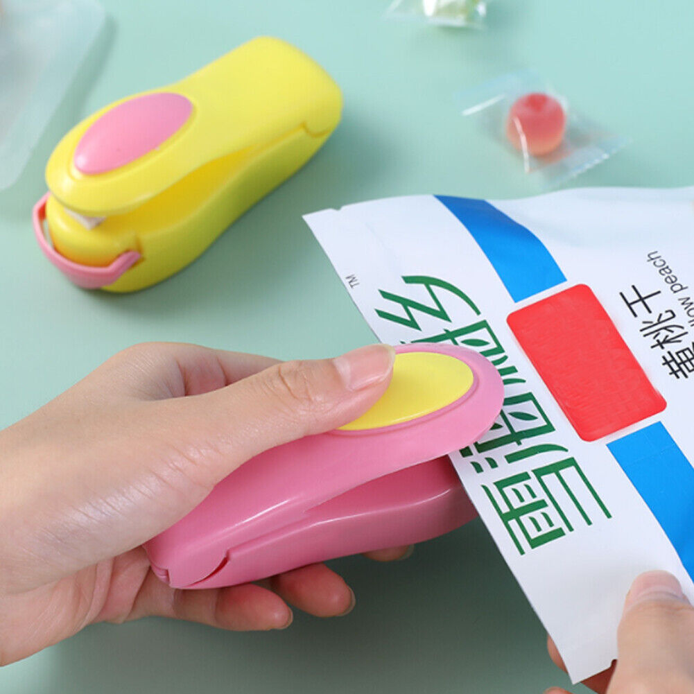 US 2-4 Pack Bag Sealer Mini Handheld Heat Portable Seal Food Poly Bag Kitchen