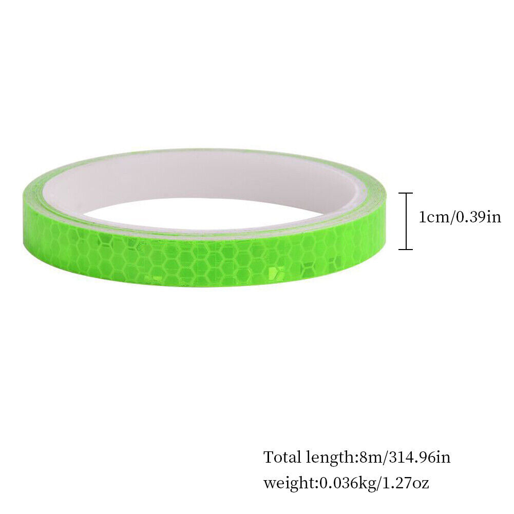 US 1-2 Pack 26 Feet Reflective Safety Tape Self Adhesive Pinstripe Sticker Decal